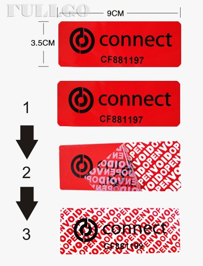 Fullgo Newest printable tamper proof labels factory direct supply company