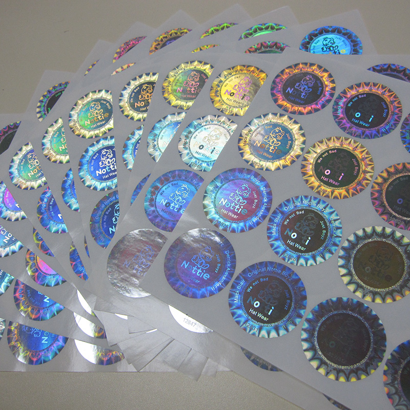 Fullgo custom tamper proof hologram stickers from China for business