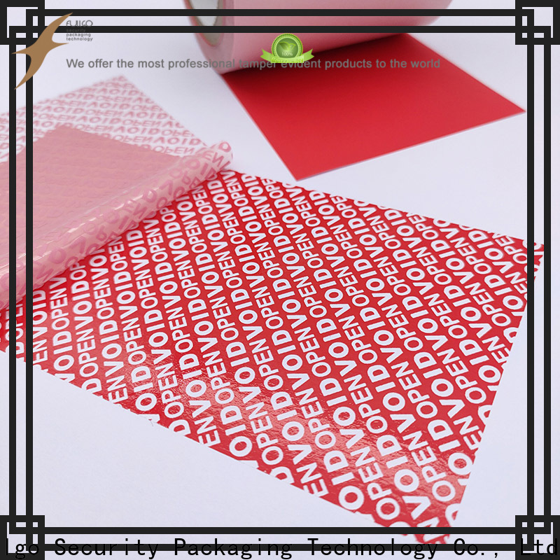 Customized custom tamper proof labels highly rated company Fullgo