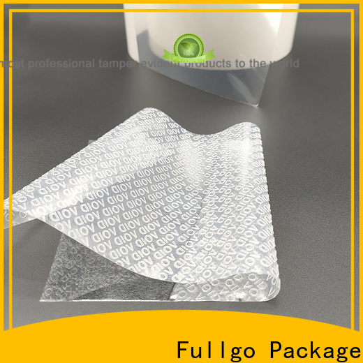 Top tamper evident bags high safety best brand Fullgo