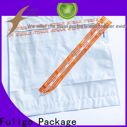 Fullgo tamper proof plastic bags company fast delivery