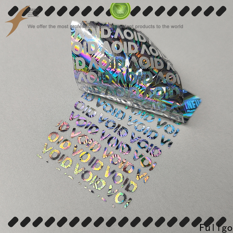 Fullgo Hot Sale custom holographic stickers order now for wholesale