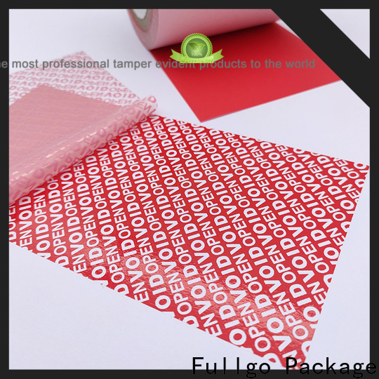 Fullgo tamper proof stickers series for wholesale