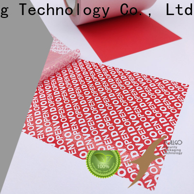 Fullgo tamper proof sticker paper manufacturing best brand