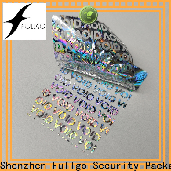 Reliable hologram warranty sticker factory price best factory price