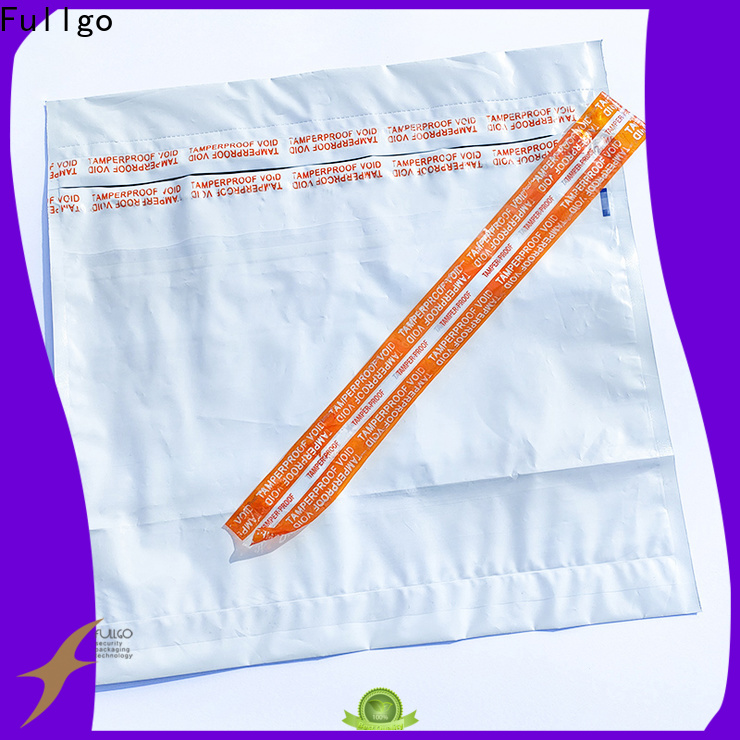 Quality tamper evident security bags vendor for different industries