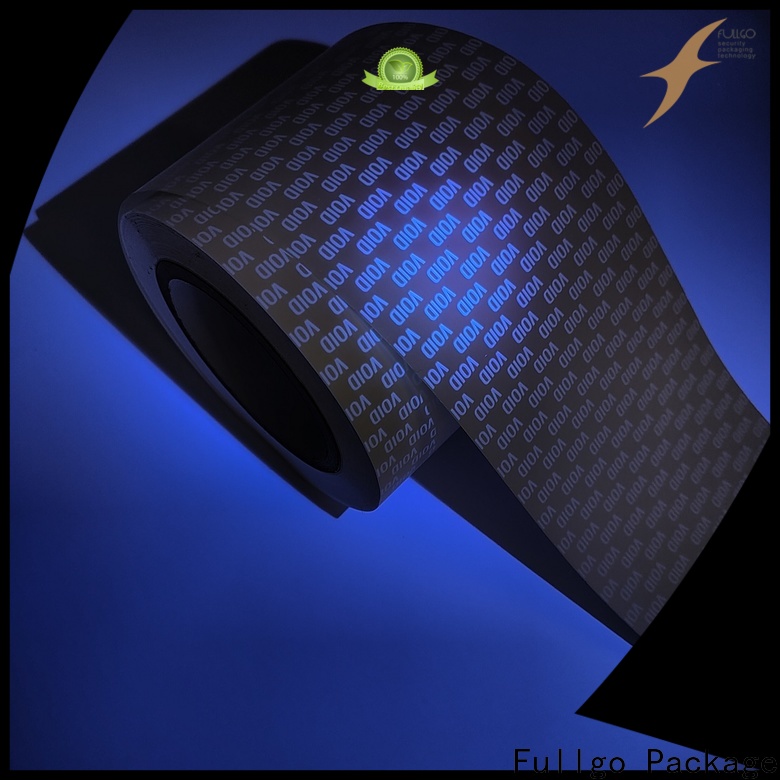 " small tamper proof stickers company bulk production Fullgo