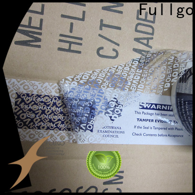 Fullgo Durable tamper evident security tape factory direct supply at sale