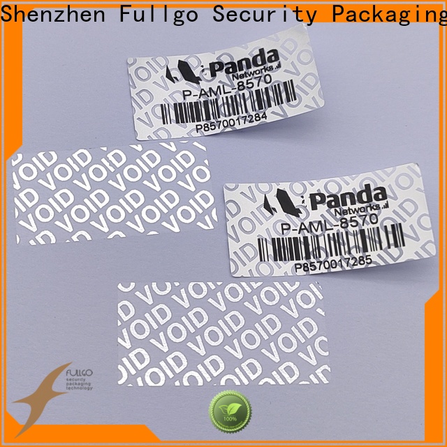 Fullgo Best Value tamper proof seal stickers made in china best factory price
