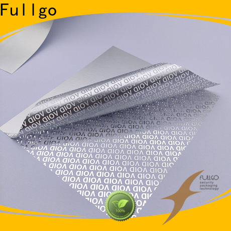 Fullgo Customized tamper evident bags factory price company