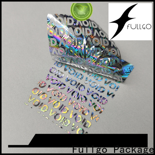 Durable custom tamper proof hologram stickers supplier best factory price