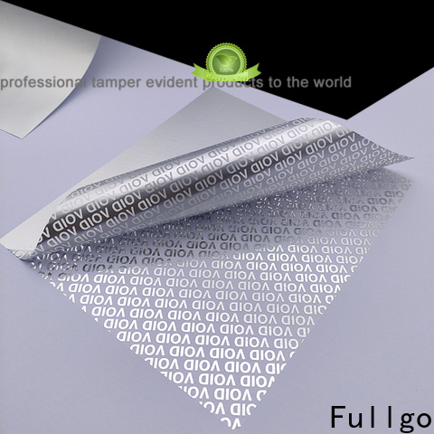 Fullgo small tamper proof stickers supplier fast delivery