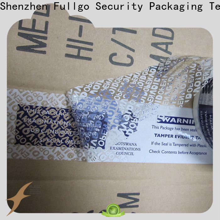 Newest tamper evident tape supply best factory price