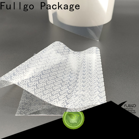 Fullgo Professional tamper evident tape directly sale at sale