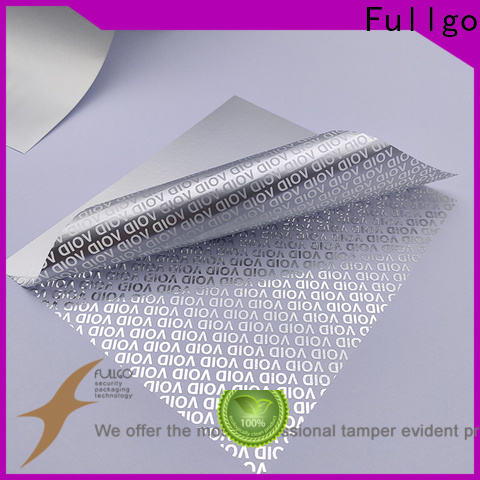 Fullgo Quality tamper proof labels made in china company