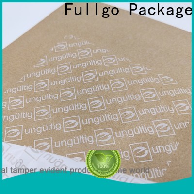Worldwide tamper proof stickers factory direct supply company