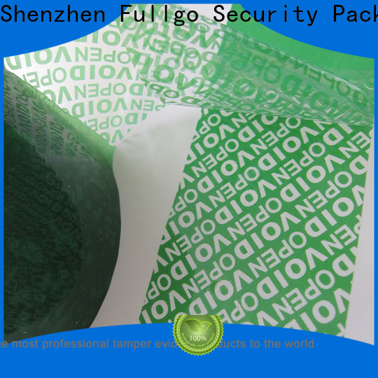 Fullgo tamper proof tape with good price bulk production