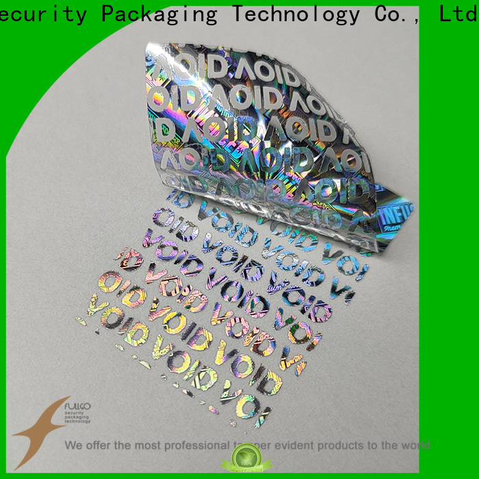 Fullgo Practical custom holographic stickers factory bulk supplies