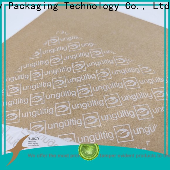 Fullgo Reliable small tamper proof stickers customized for business