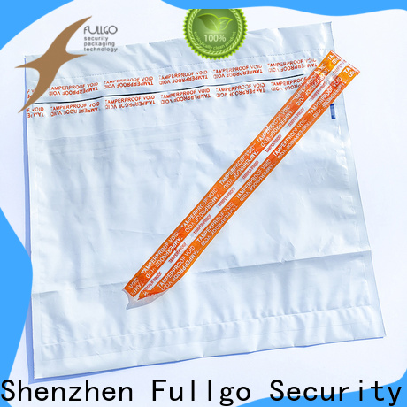 Fullgo tamper evident security bags supplier best factory price
