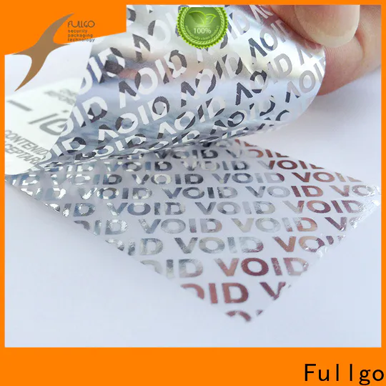 Fullgo Reliable tamper proof stickers company bulk buy