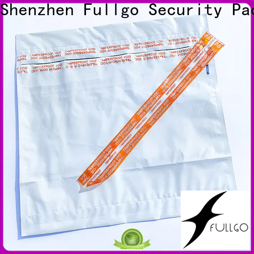 Fullgo Reliable tamper proof packaging bags high safety at sale
